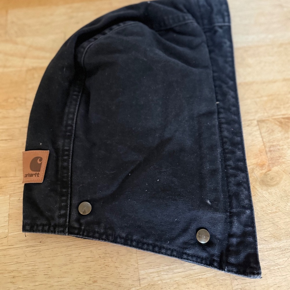 Carhartt A149 BLK Arctic Quilt Lined Cotton Duck Snap On Hood Black Mens OSFM